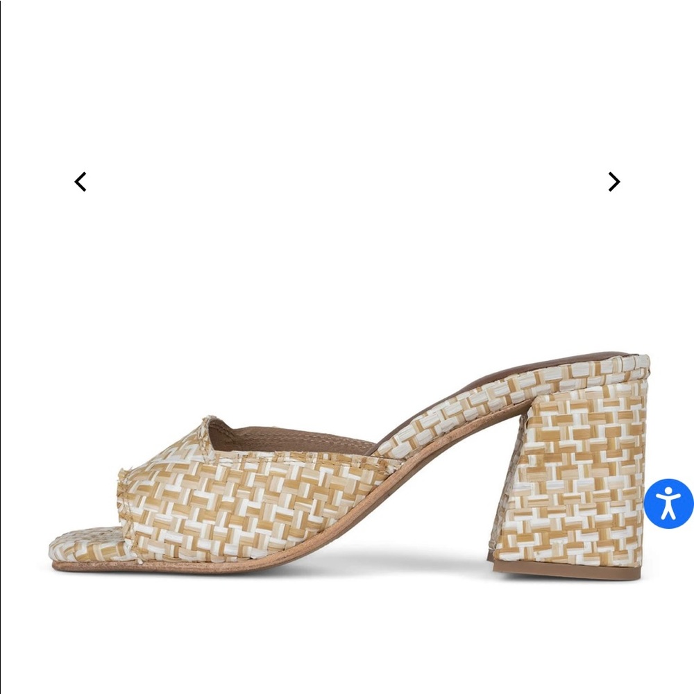 Jeffery campbell Melange-3 heeled sandals woven wick